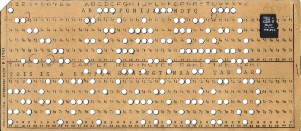 Punched Cards: The Evolution of Computing Technology